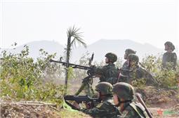 Quân đoàn 12 thể hiện rõ tinh thần huấn luyện giỏi, sẵn sàng chiến đấu cao trong diễn tập